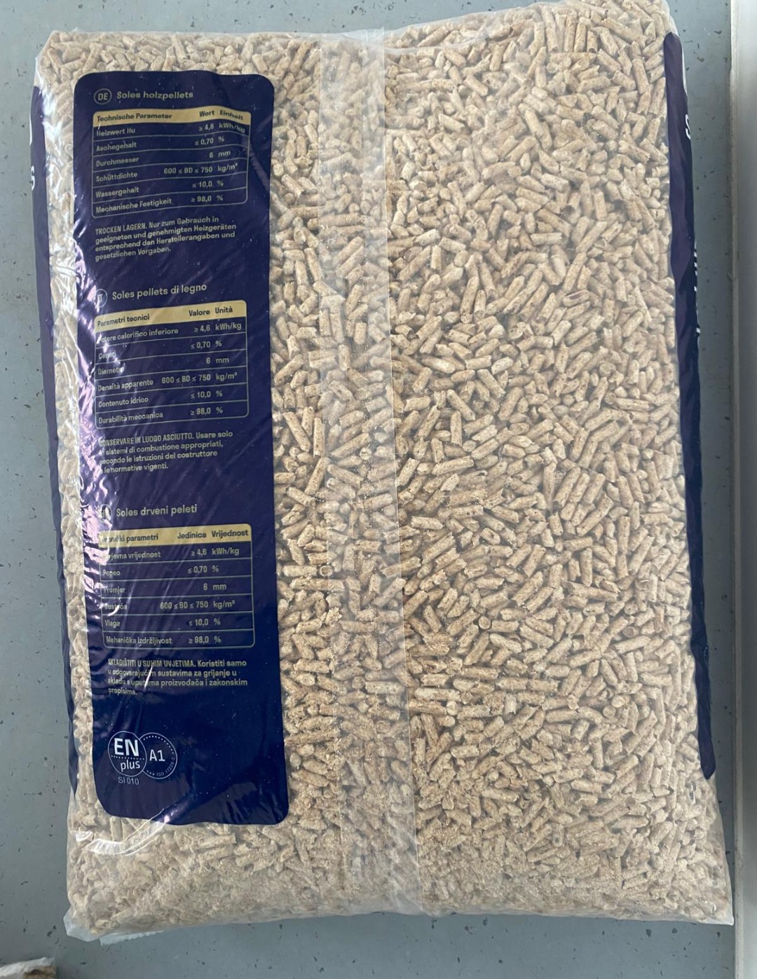 Pellets Nahaufnahme